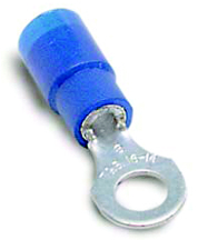 TERMINAL RING INSULATED EXP 12-10 WIRE 1/4 BOLT - Ring Terminals